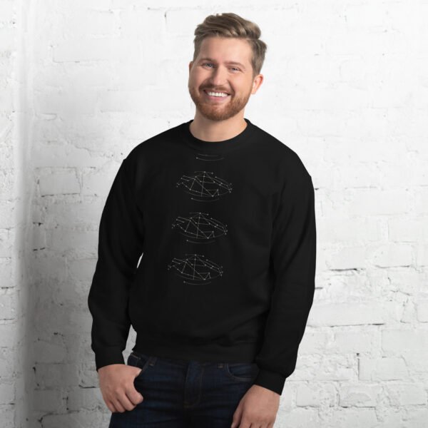 Starry constellation black Unisex Sweatshirt